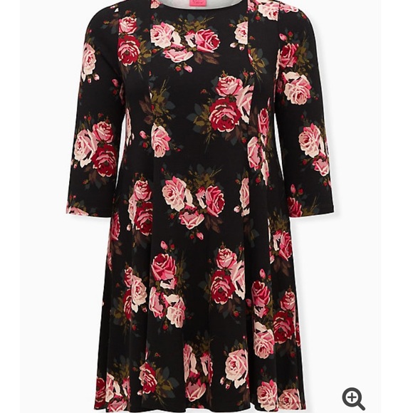 Torrid Betsey Johnson Ponte Skater Dress - Picture 4 of 5